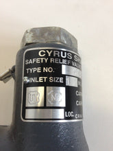 Load image into Gallery viewer, Cyrus Shank Company No.803 Relief Valve 250# CRN# OG9760.5C CAPACITY, AIR 573 - FreemanLiquidators
