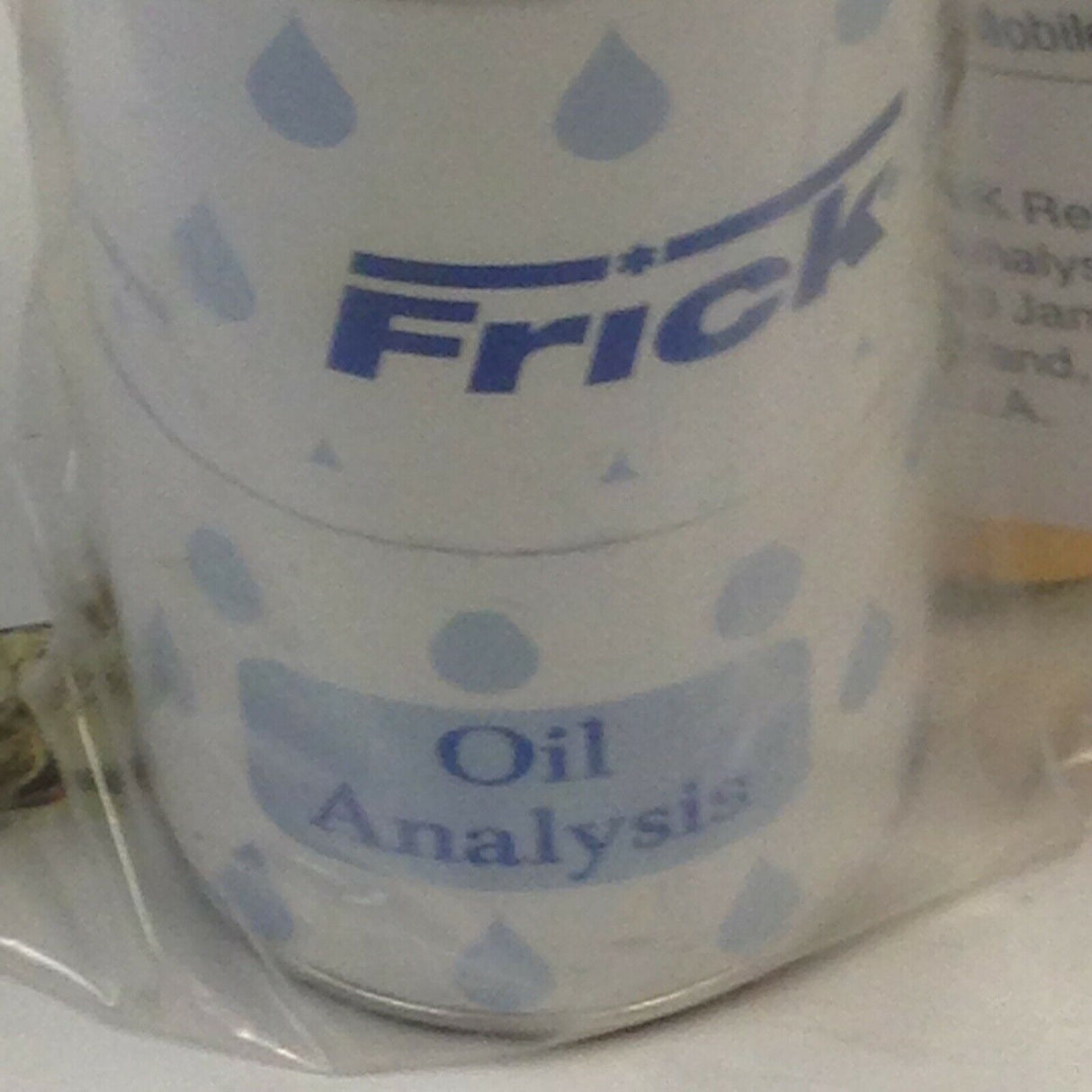 333Q0001853 Frick Oil Analysis - FreemanLiquidators