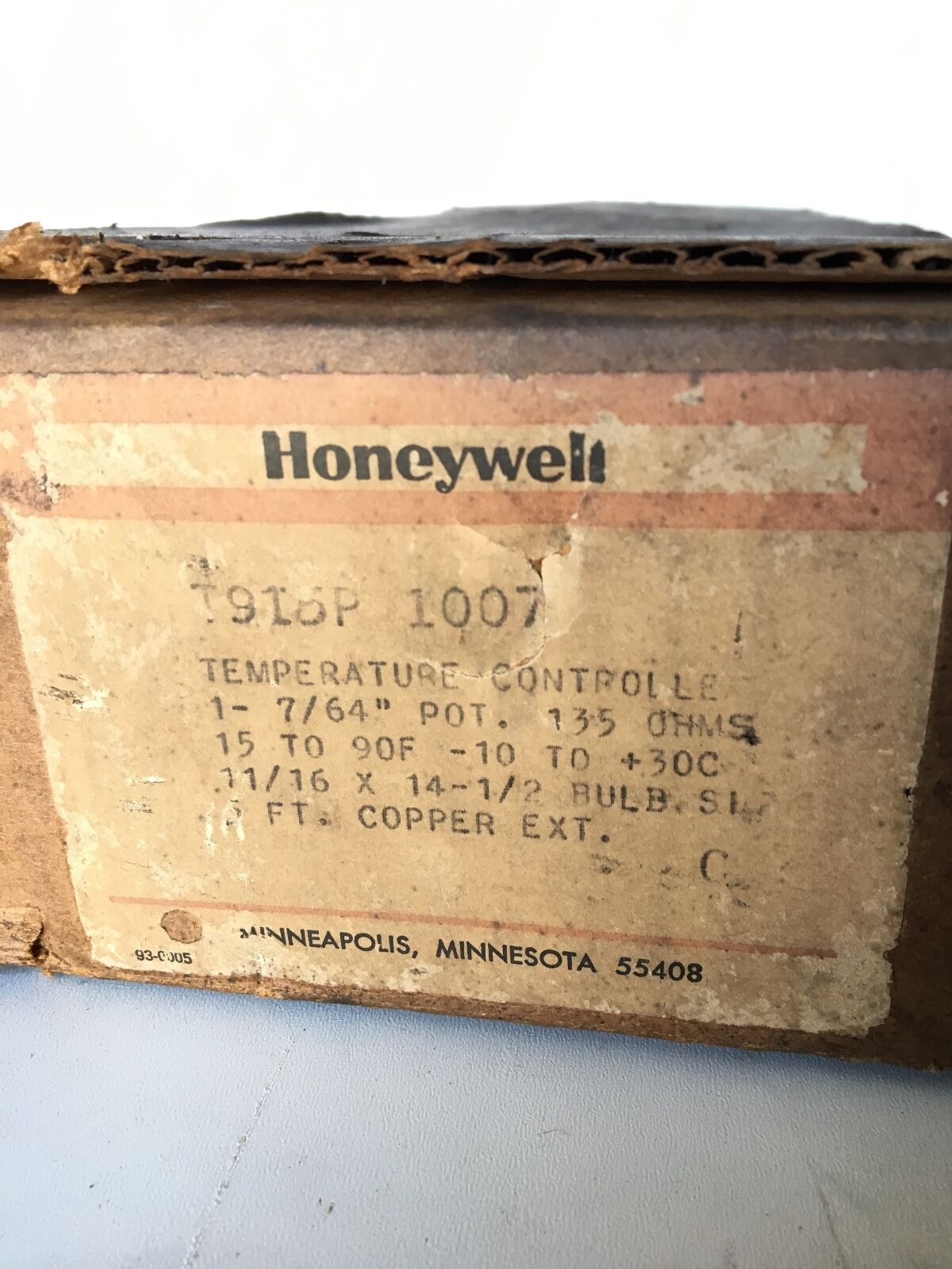 Honeywell Temperature Controller T915P 1007 *New in Box* - FreemanLiquidators