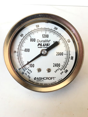 Ashcroft DuraLife Oil Pressure Gauge 340 PSI - FreemanLiquidators