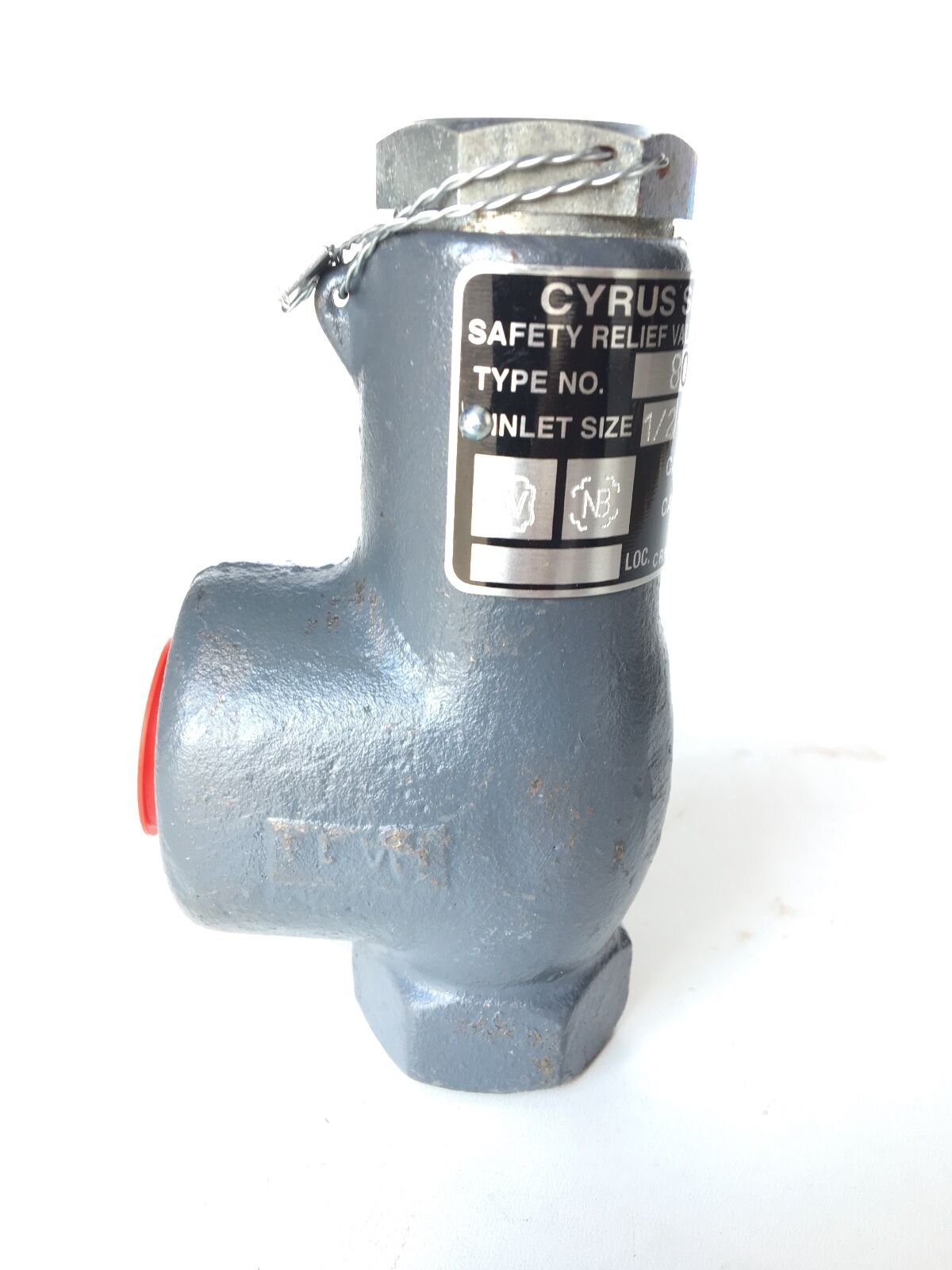 CYRUS SHANK COMPANY 803 RELIEF VALVE 1/2" INLET 150 PSIG  *NEW* - FreemanLiquidators