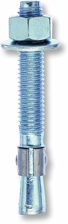 Red Head, WS-3454, Wedge Anchor, 3/4 in X 5-1/2 in, 3-1/4 X 6-5/8 in Min Embed, Steel (10 per Box) - NEW IN BOX - FreemanLiquidators - [product_description]