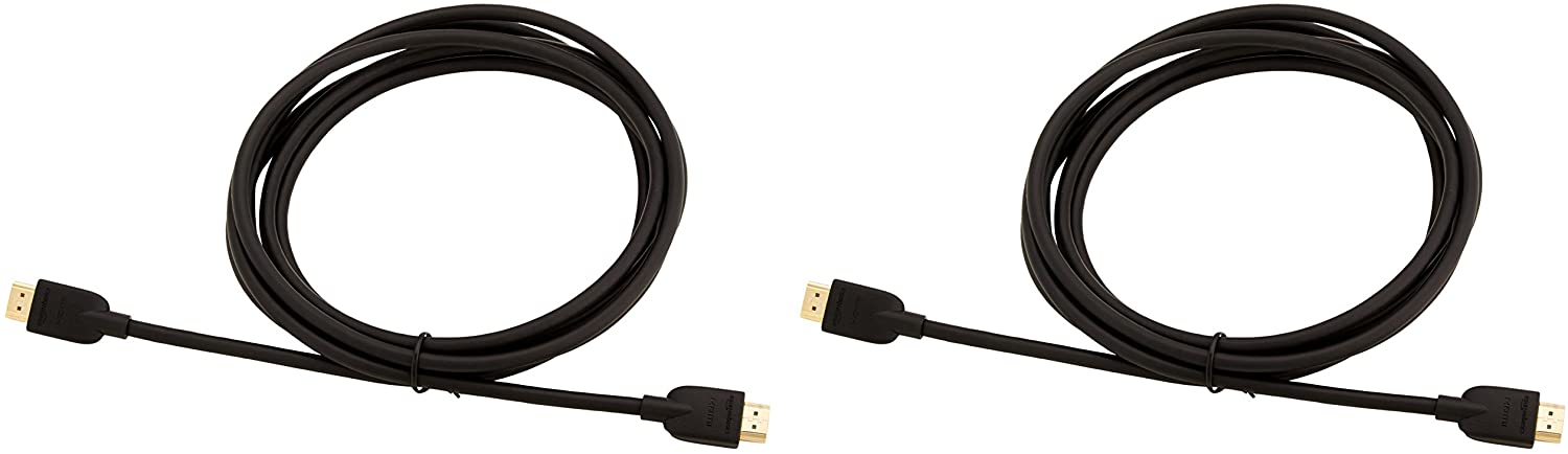High-Speed HDMI Cable, 10 Feet, 2-Pack