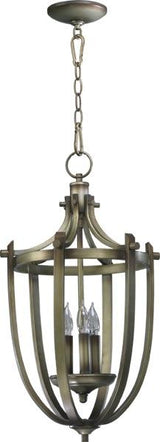 Quorum 6729-3-22 - Antique Flemish Open Frame Foyer Hall Fixture