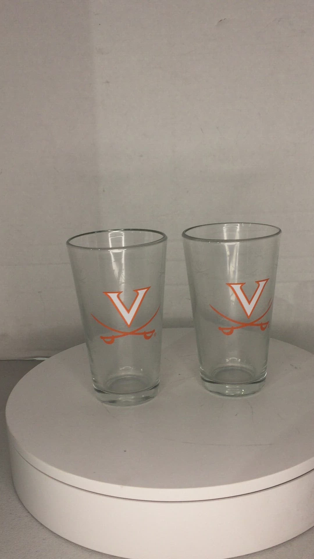 Boelter Brands 16oz NCAA/VIRGINIA 2Pk Glasses