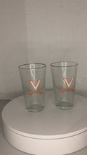 Load and play video in Gallery viewer, Boelter Brands 16oz NCAA/VIRGINIA 2Pk Glasses
