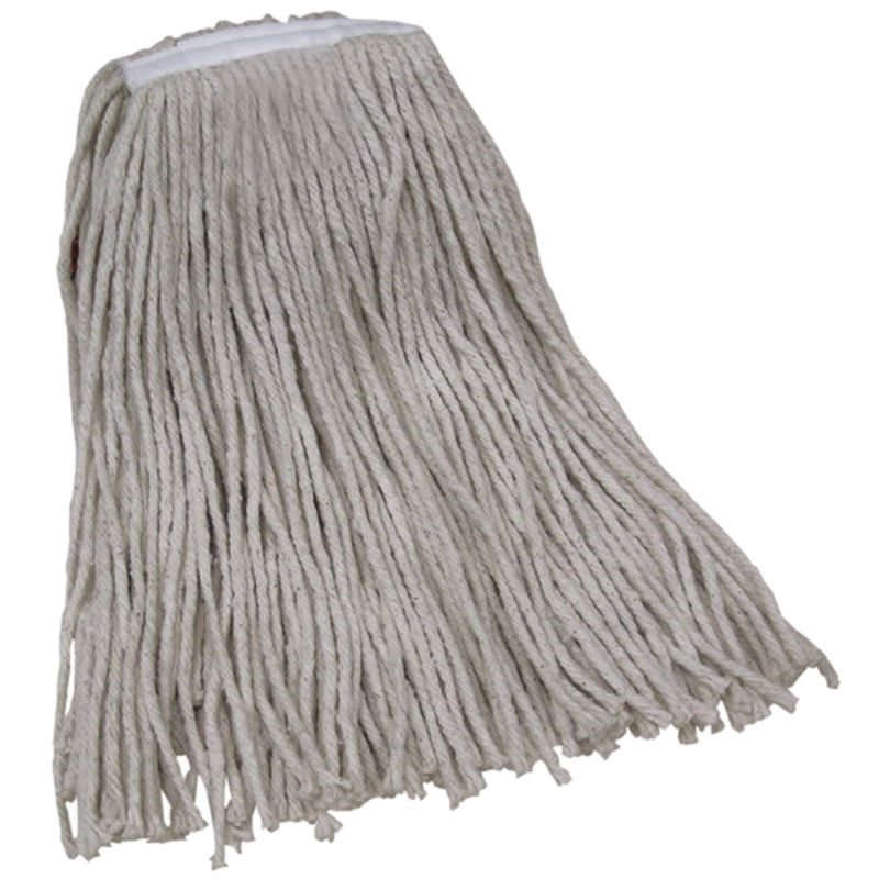 12 PACK Mop Head, Cotton, 4-PLY, 20