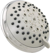 Vida Alegria 5-Inch Spashower High Pressure Shower Head; 2.5 gpm, 5 Sprays + Water-Saver (Chrome) - FreemanLiquidators