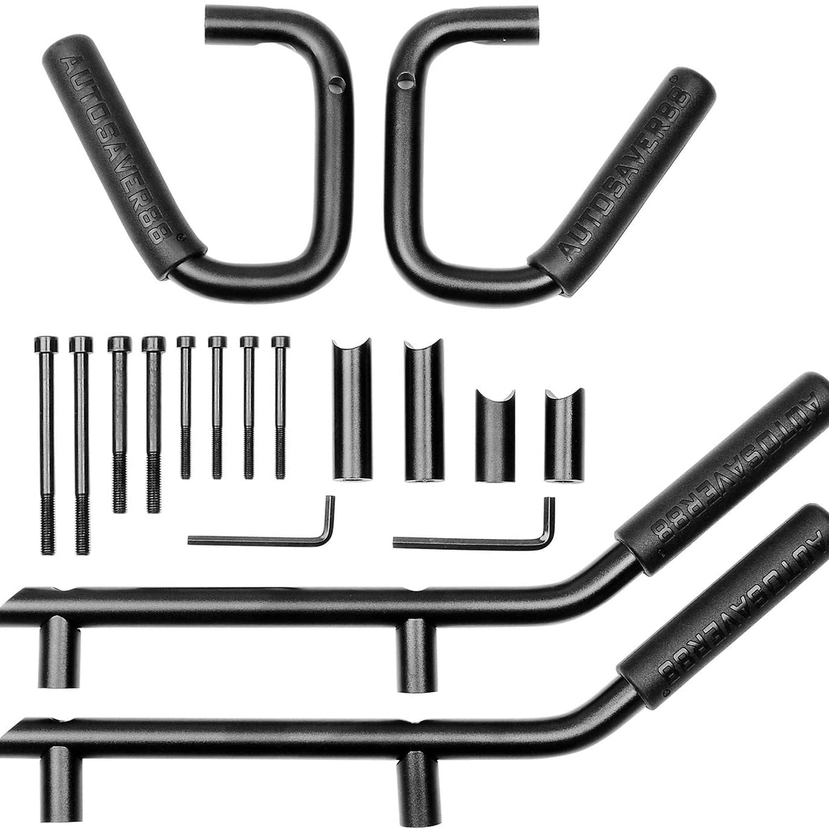 AUTOSAVER88 Front & Rear Grab Handles Roll Bar Steel Grip Handles ...