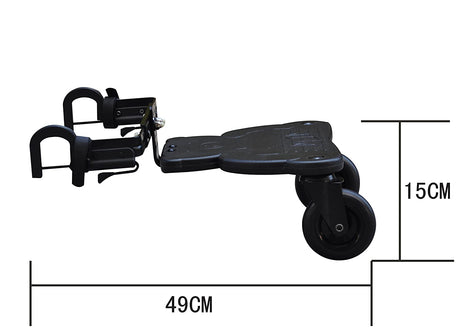 Englacha Easy Rider Trailer - Standing Platform - Quick and Easy to Use - Designed for Safety, Blue - FreemanLiquidators