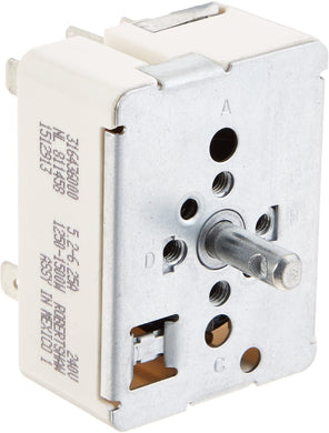 Frigidaire Part# 316436000 Surface Element Switch (OEM) (Small Burners) - FreemanLiquidators - [product_description]