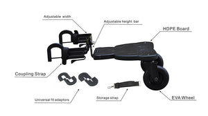 Englacha Easy Rider Trailer - Standing Platform - Quick and Easy to Use - Designed for Safety, Blue - FreemanLiquidators
