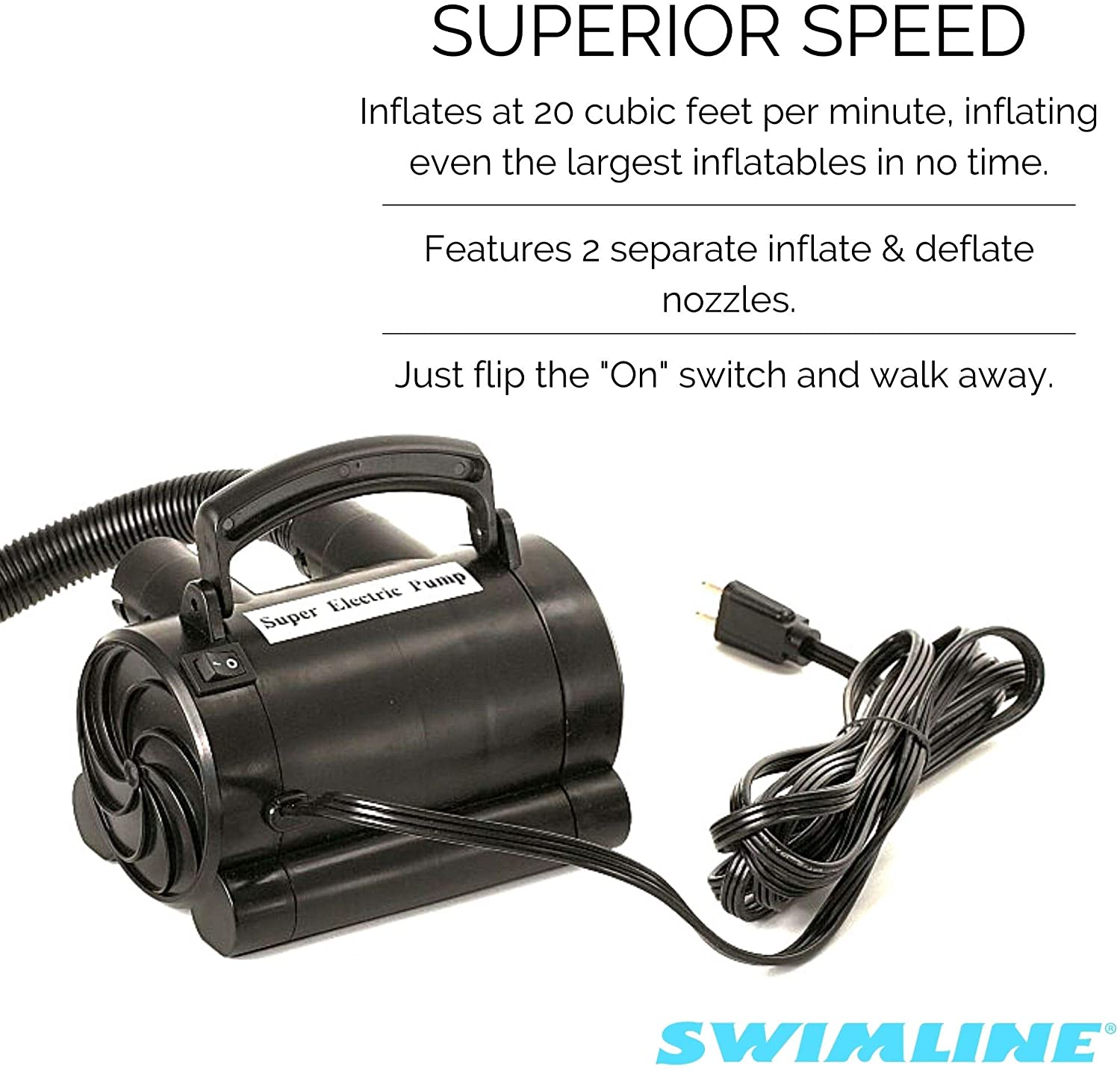 Swimline Electric Pumps #9095 - FreemanLiquidators