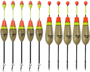 Fishing Floats and Bobbers Wooden Floats 1/6 oz 1/5 oz Mixed Style Fishing Floats - FreemanLiquidators - [product_description]
