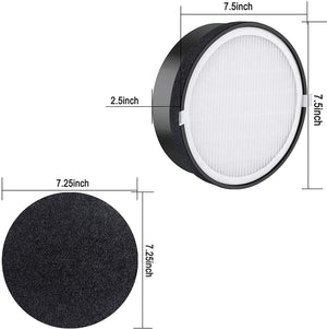 Hongfa LV-H132 Replacement Filters for Levoit Air Purifier, 3-in-1 Nylon Pre True HEPA Filter, True HEPA and Activated Carbon Filters Set LV-H132-RF - FreemanLiquidators