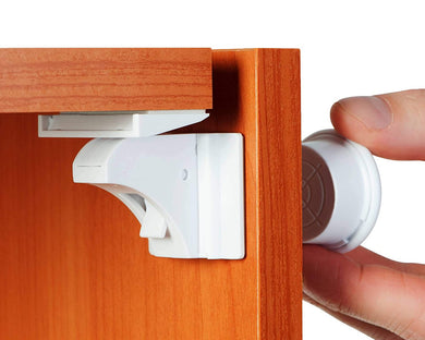 Baby Proofing and Child Proof Magnetic Cabinet Locks (16 Locks) for Child Safety - FreemanLiquidators - [product_description]