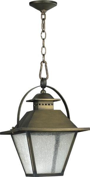 Quorum 7301-11-39 - One Light Bronze Patina Hanging Lantern