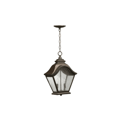 Quorum International 7452-2-46 Artisan's Grove Two Light Outdoor Pendant from the Foxhall Collection