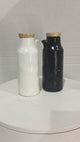 Danmu 2Pcs a Set Ceramic Oil and Vinegar Soy Sauce Maple Syrup Dispenser Bottle.