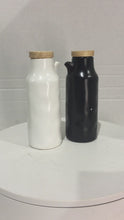 Load and play video in Gallery viewer, Danmu 2Pcs a Set Ceramic Oil and Vinegar Soy Sauce Maple Syrup Dispenser Bottle.
