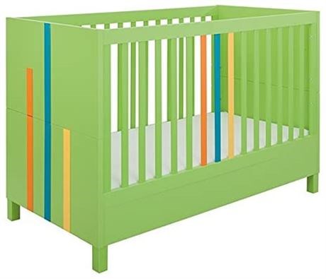 Little Guy Comfort Hometown Children's Convertible 3 in 1 Crib and Youth Bed - Lime Green 4013147 - FreemanLiquidators - [product_description]
