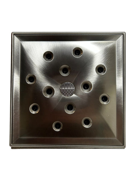 Brizo, 81330-BN-2.5, Virage, 8", Ceiling, Mount, Raincan, Showerhead, with H2Okinetic, Technology, New in Box - FreemanLiquidators - [product_description]