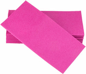Simulinen Colored Napkins - Decorative Cloth Like & Disposable, Dinner Napkins - Magenta - Soft, Absorbent & Durable - 16"x16" - Great for Any Occasion! - Box of 50 - FreemanLiquidators