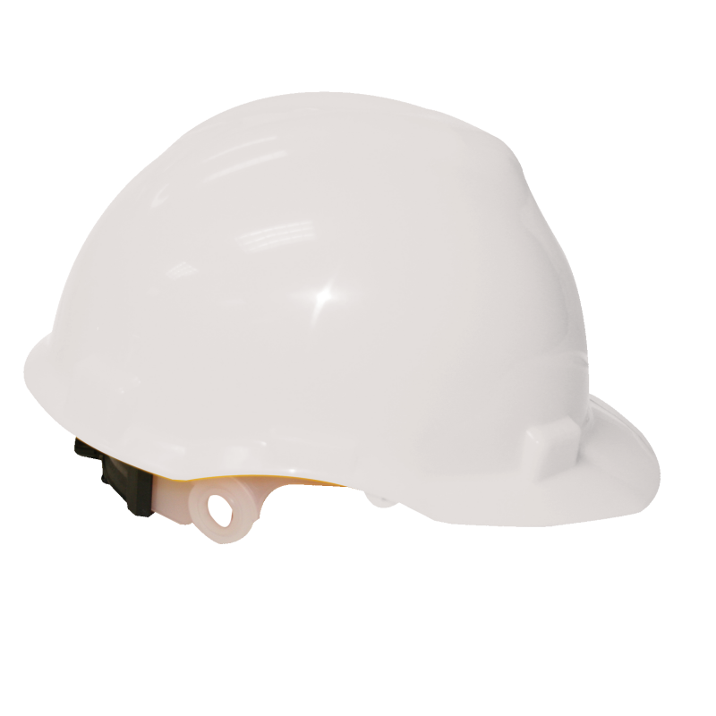 (4-PACK) AEGIS, Hard Hat, White 4PT Ratchet Suspension - 41610 - FreemanLiquidators