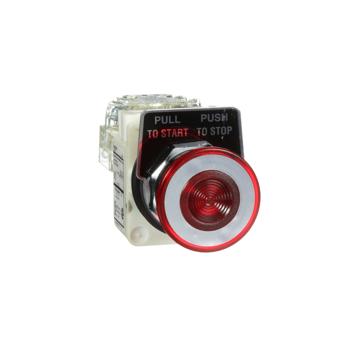 Schneider Electric, 9001KR9P1RH13, 30mm Push Button, Type K, illuminated, transformer, 120 VAC, red mushroom cap - NEW IN BOX - FreemanLiquidators - [product_description]