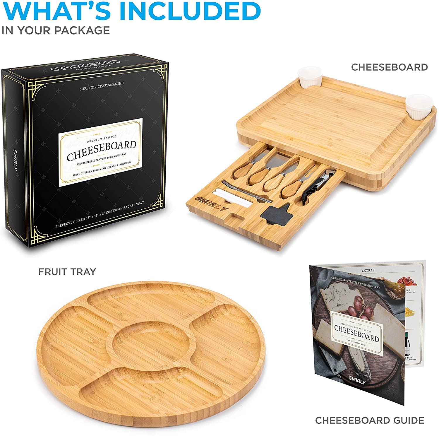Charcuterie Board and Knife Set –