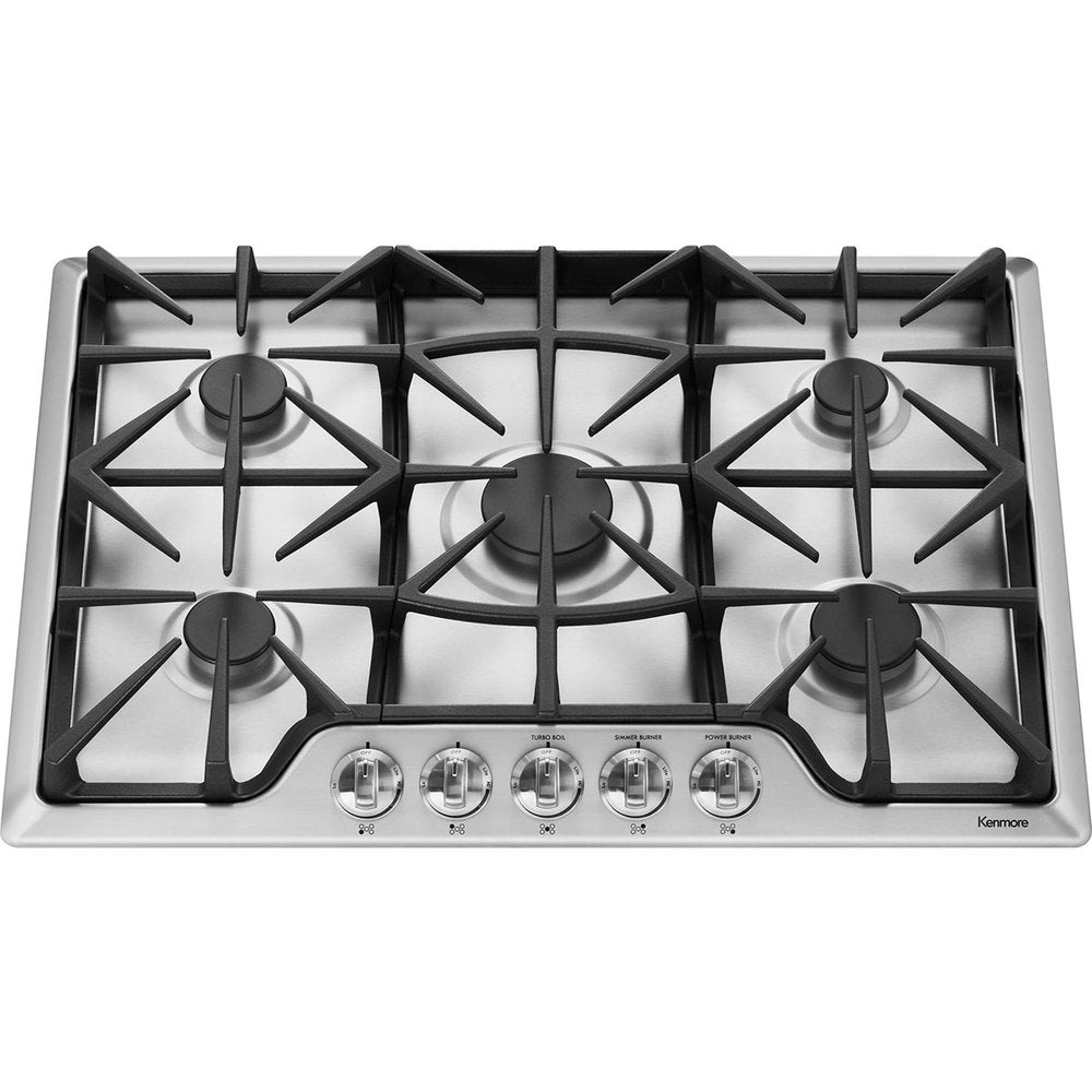 Kenmore 30" Gas Cooktop, Stainless Steel (22-32683) (IN-STORE PICK-UP ONLY) - FreemanLiquidators