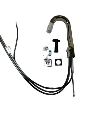 Delta, 9993-PN-DST Pivotal 1.8 GPM Single Hole Pull Down Bar Faucet with Magnetic Docking Spray Head, New in Box - FreemanLiquidators - [product_description]