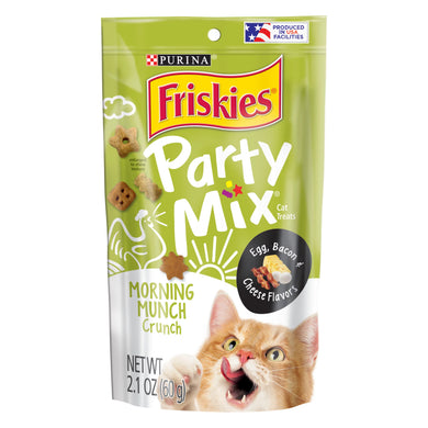 Purina Friskies Cat Treats, Party Mix Crunch Morning Munch - 2.1oz STORE PICKUP ONLY - FreemanLiquidators - [product_description]