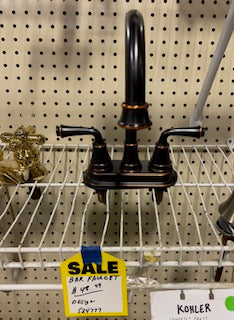 Design House 524777 Eden 2-Handle Bar Faucet for Kitchen Sink, 2.1 GPM, Oil Rubbed Bronze Finish IN-STORE-PICKUP-ONLY - FreemanLiquidators