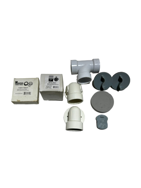 MOUNTAIN PLUMBING, BDWPLTP/BRN Economy Lift And Turn Tub Drain Set, Nickel, New in Box - FreemanLiquidators - [product_description]