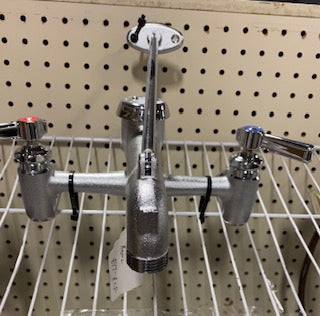 FAUCET CHICAGO FAUCETS SERVICE SINK ROUGH CHROME 897-RFC IN-STORE-PICKUP-ONLY - FreemanLiquidators