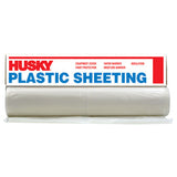 Poly-America 12' X 400' Clear 0.7 mil Polyethylene Husky Plastic Sheeting - FreemanLiquidators