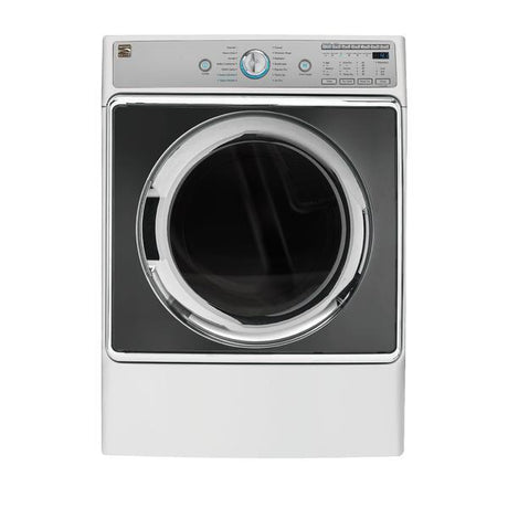 9.0 cu. ft. Electric Dryer w/ Accela Steam - White IN-STORE-PICKUP-ONLY - FreemanLiquidators