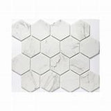 ESMER ECHO CALACATA 3" HEX MOSAIC TILE 10" X 12" $12.95 PER SHEET