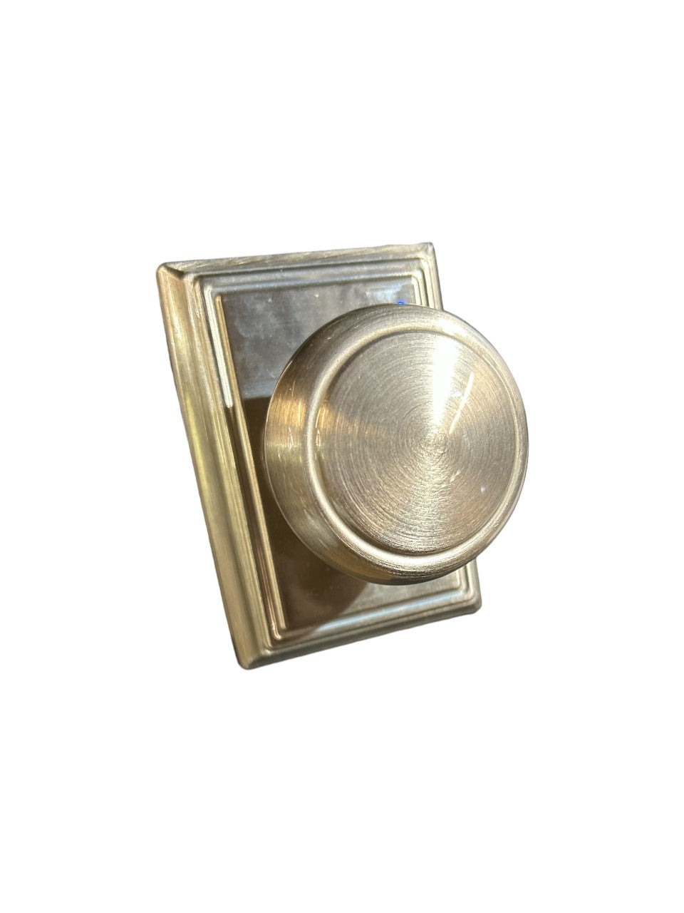 Schlage F10 AND 619 ADD Andover Door Knob with Addison Trim, Hall & Closet Passage Lock, Satin Nickel- New in Box - FreemanLiquidators - [product_description]