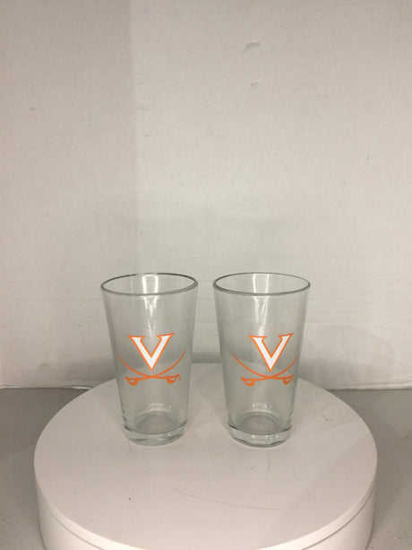 Boelter Brands 16oz NCAA/VIRGINIA 2Pk Glasses - FreemanLiquidators