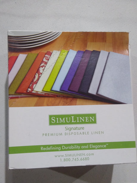 Simulinen Colored Napkins - Decorative Cloth Like & Disposable, Dinner Napkins - Magenta - Soft, Absorbent & Durable - 16"x16" - Great for Any Occasion! - Box of 50 - FreemanLiquidators
