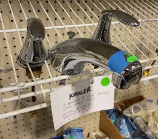 KOHLER K-15261-4-CP Coralais Widespread Lavatory Faucet, Polished Chrome IN-STORE-PICKUP-ONLY - FreemanLiquidators
