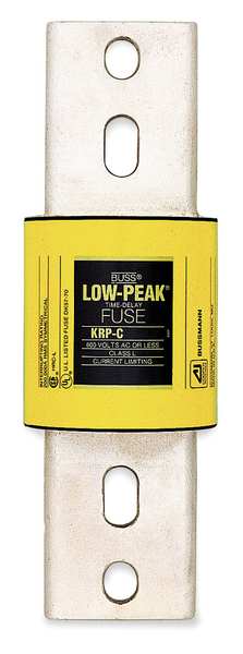 EATON BUSSMANN Fuse, Time Delay, 1,000 A, KRP-C Series, 600V AC, 300V DC, 10-3/4" L x 2-1/2" dia - NEW IN ORIGINAL PLASTIC - FreemanLiquidators - [product_description]