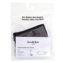 Load image into Gallery viewer, Goodfellow &amp; Co Adult Reusable Fabric Face Masks Black &amp; Grey S/M - FreemanLiquidators - [product_description]
