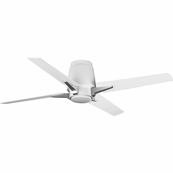 Progress Lighting, P250028-028, Lindale, Contemporary, Satin White, 52", Home, Ceiling Fan - New in Box - FreemanLiquidators - [product_description]