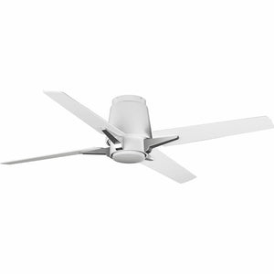 Progress Lighting, P250028-028, Lindale, Contemporary, Satin White, 52", Home, Ceiling Fan - New in Box - FreemanLiquidators - [product_description]