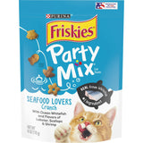 Friskies Cat Treats, Party Mix Seafood Lovers Crunch, 6 oz. Pouch STORE PICKUP ONLY - FreemanLiquidators - [product_description]