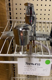 FAUCET PEERLESS SINGLE LEVER CHROME WAS11X IN-STORE-PICKUP-ONLY - FreemanLiquidators