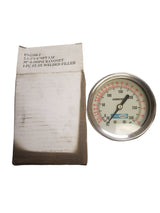 Cimco ENG100-2 Ammonia Pressure Gauge 2-1/2" 1/4" NPT LM 30" -0-300PSI Welded Filled - FreemanLiquidators - [product_description]